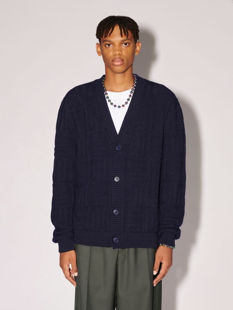 Monogram Knit Cardigan - 4