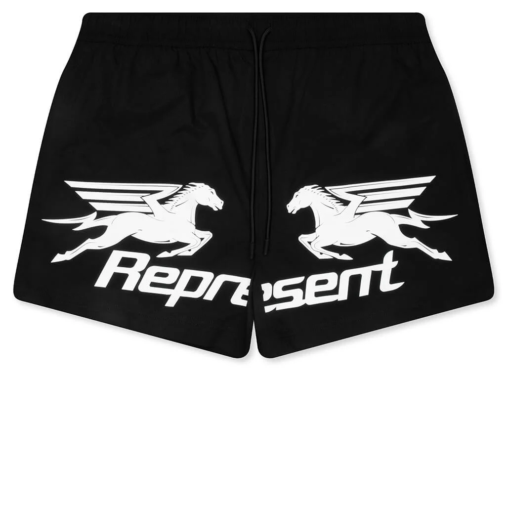 NOTHING FASTER SWIM SHORT - JET BLACK - 1
