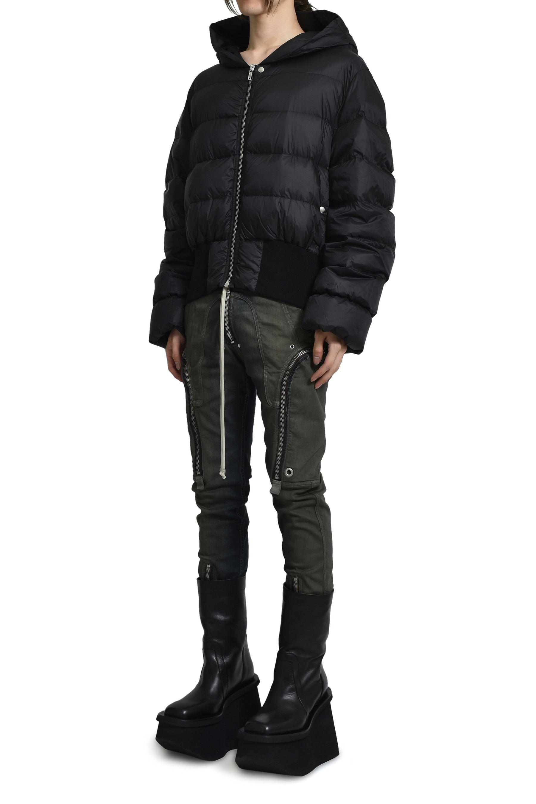HOODED JKT / BLK - 5