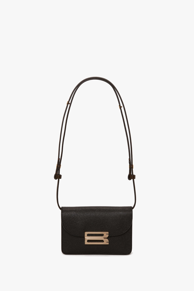 The Nano Dorian Bag In Black Grained Leather 1