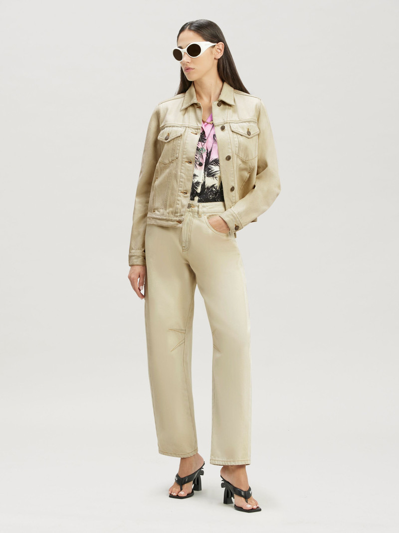 Palm Angels Bull Loose Denim Jaket outlook