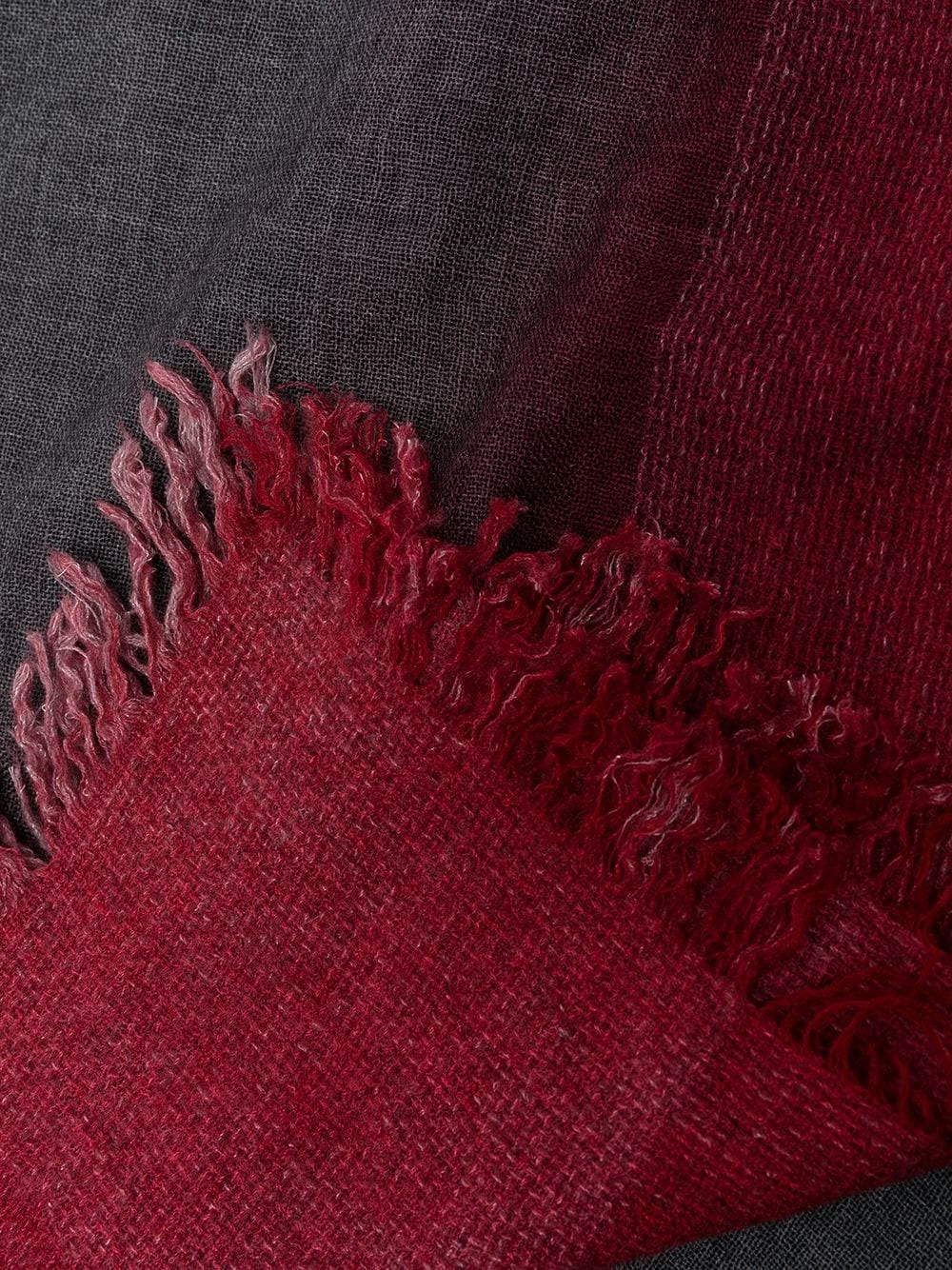 Tea contrast-trimmed scarf - 3