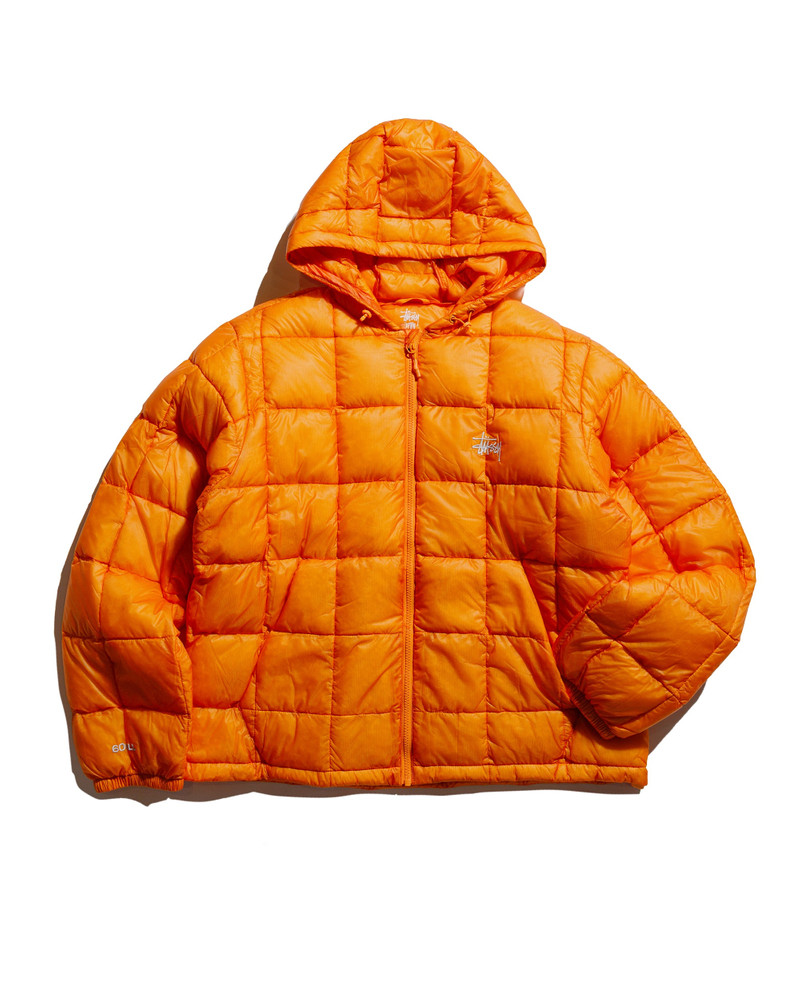 Stüssy Midweight Hooded Puffer Orange 1