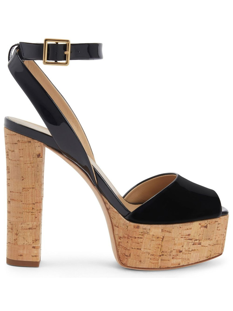 Betty 140mm leather sandals 1