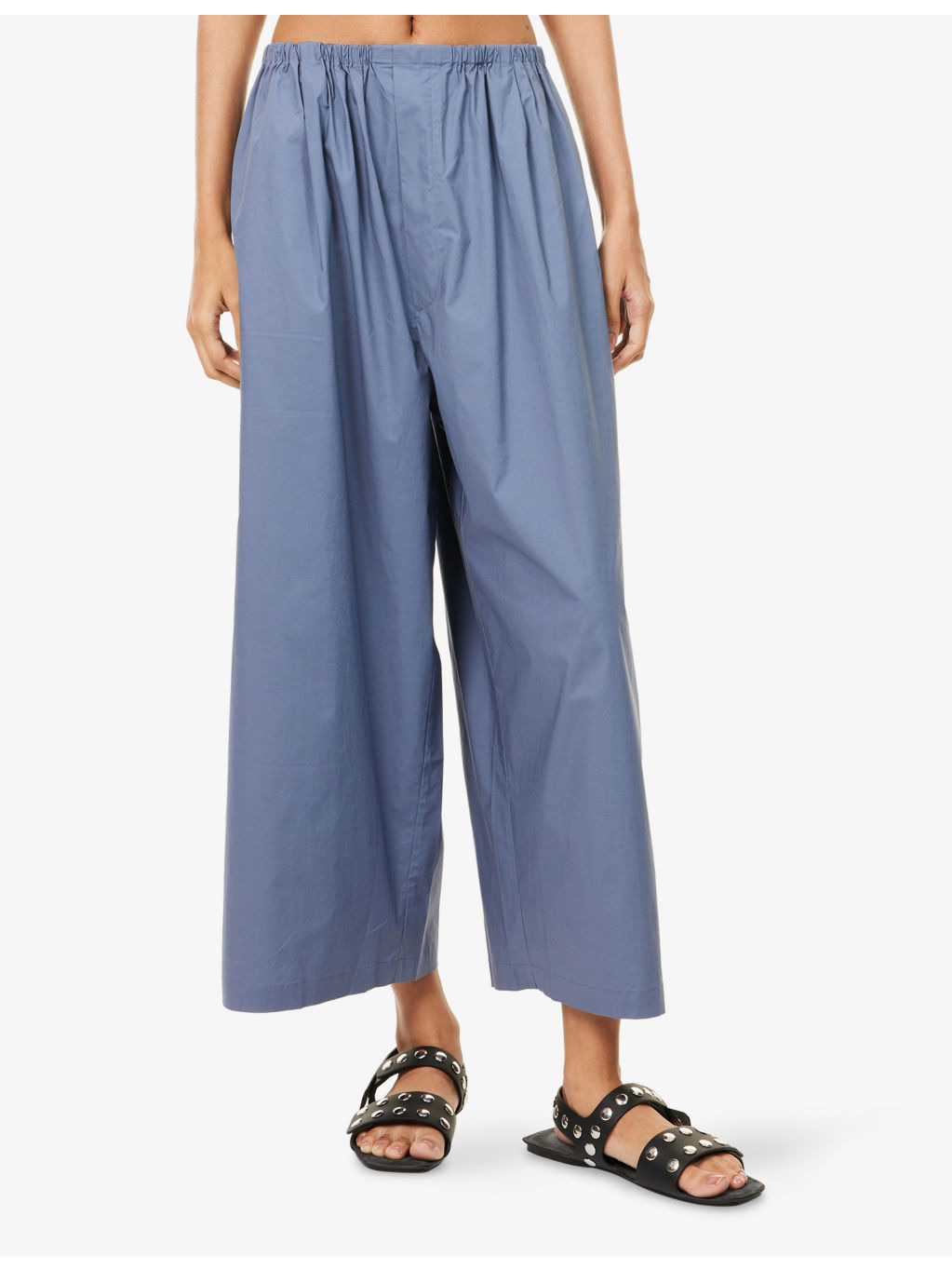 Kayla Relaxed-Fit Cotton Trousers - 3