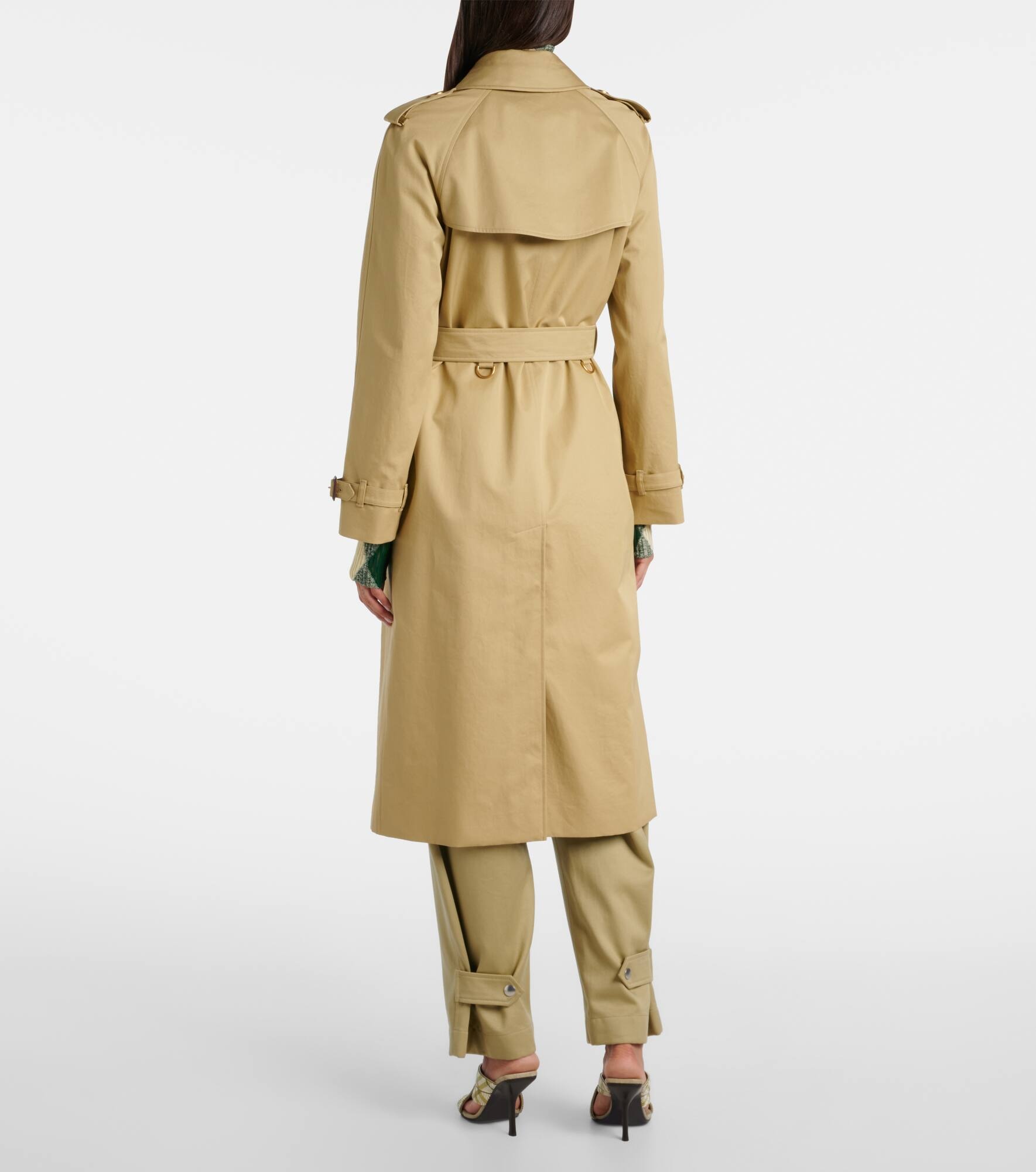 Waterloo cotton gabardine trench coat - 3