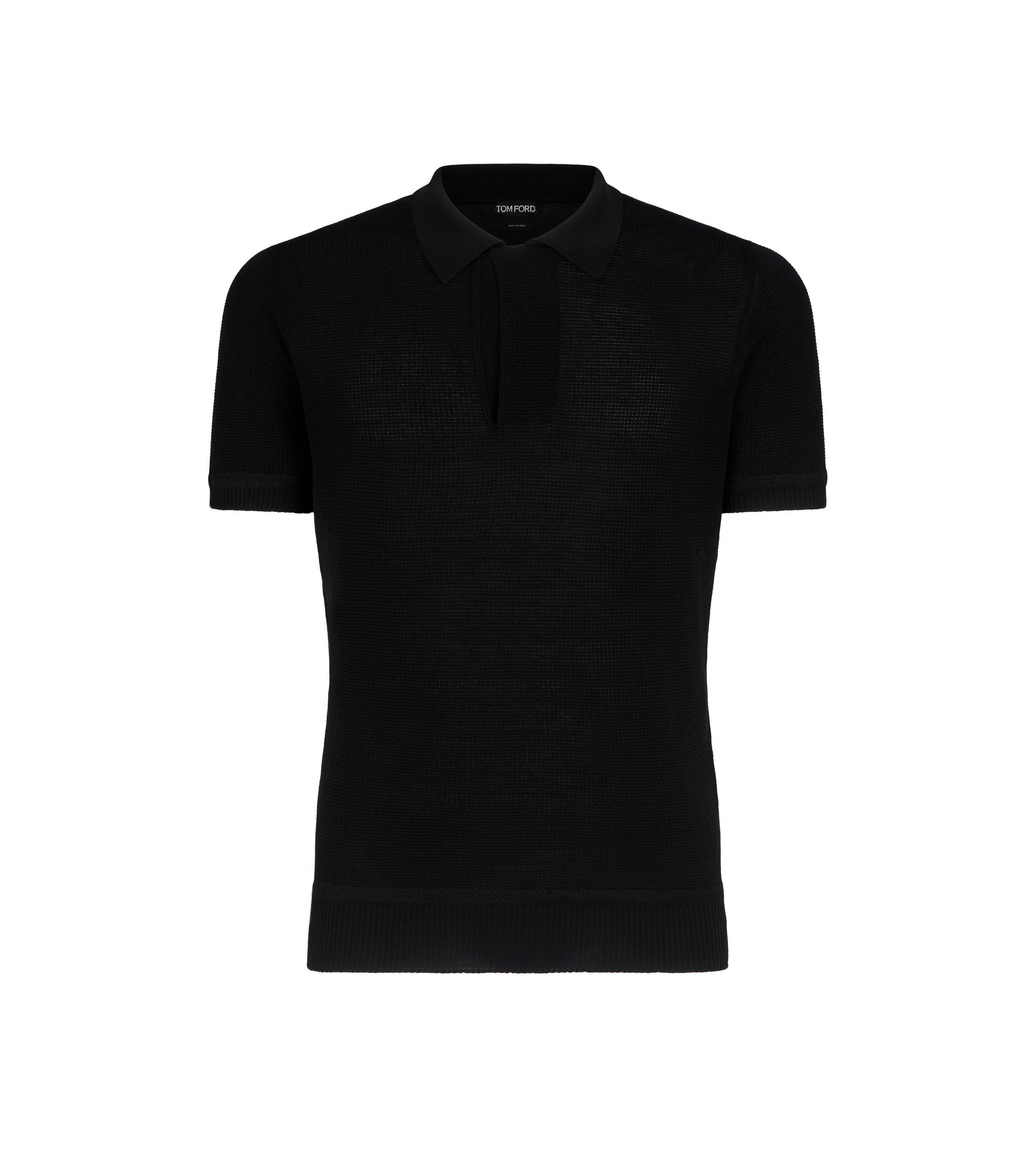 MICRO TEXTURED PIQUET POLO - 1