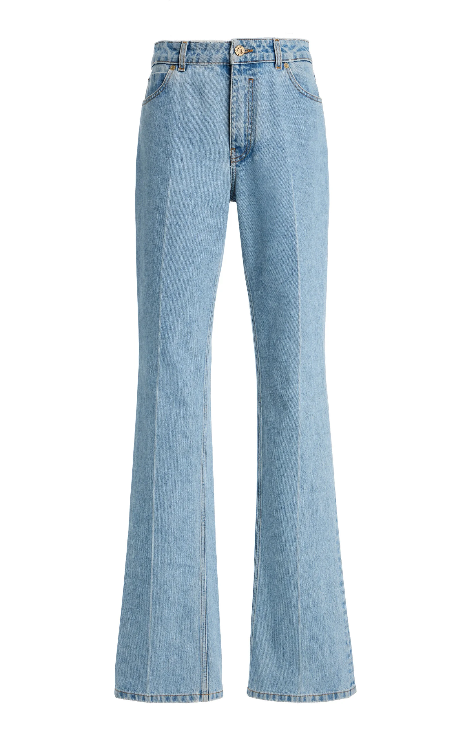 Denim High-Waisted Jeans blue - 1