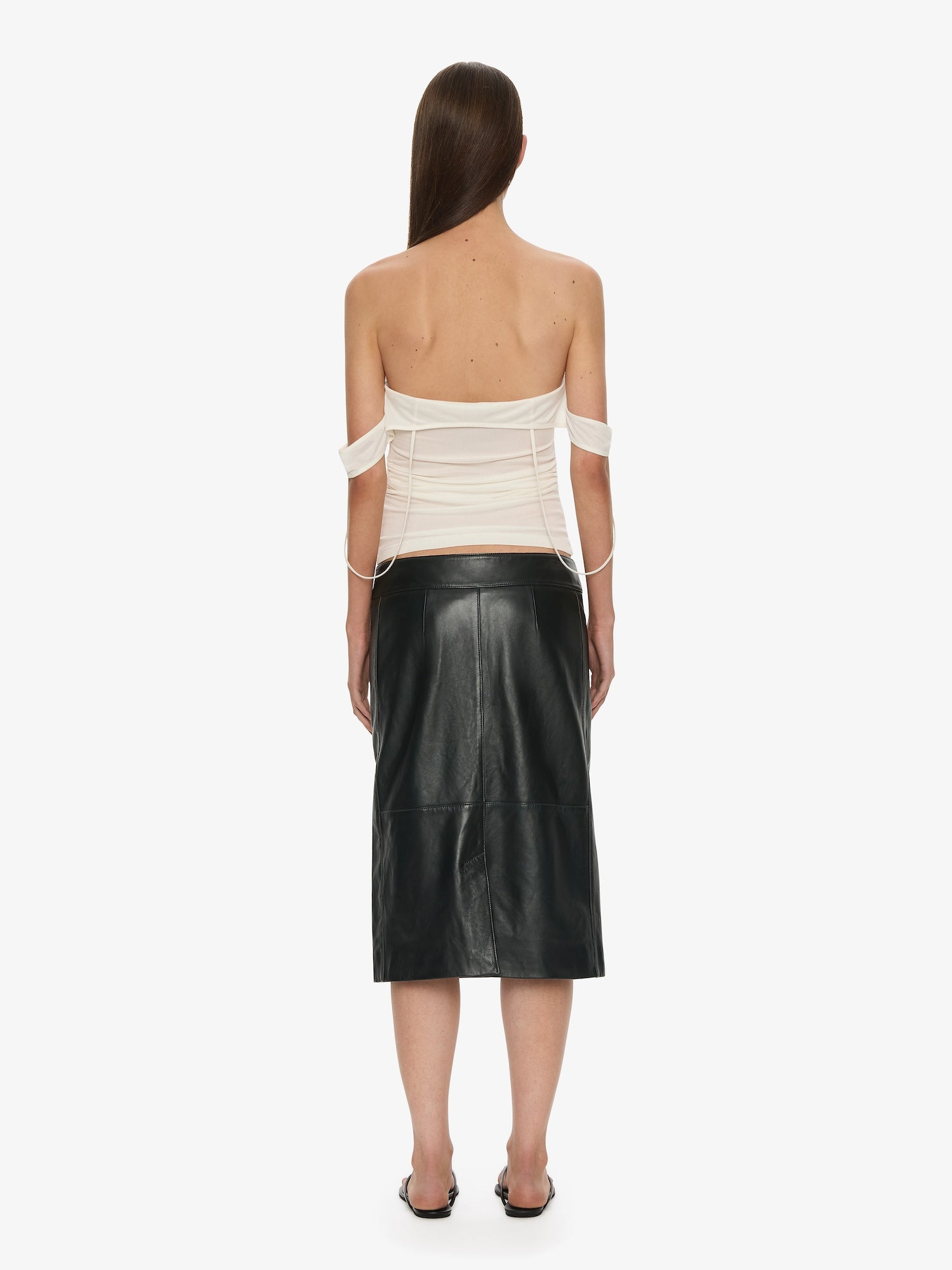 Eddie Leather Skirt - 4