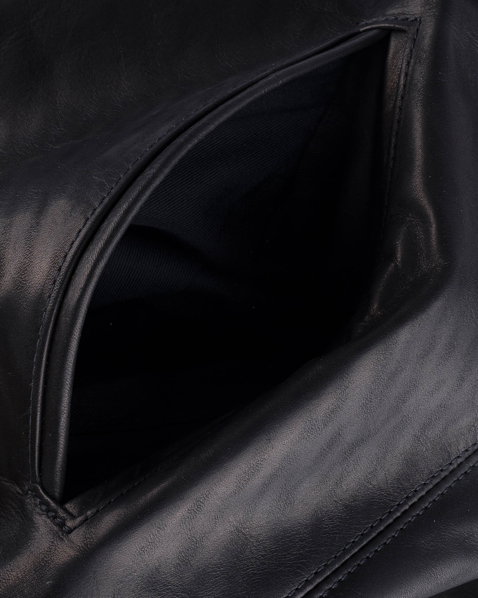 IHSB-COL-BLK Iron Heart x Simmons Bilt Prairie Horsehide College Jacket - Black - 10