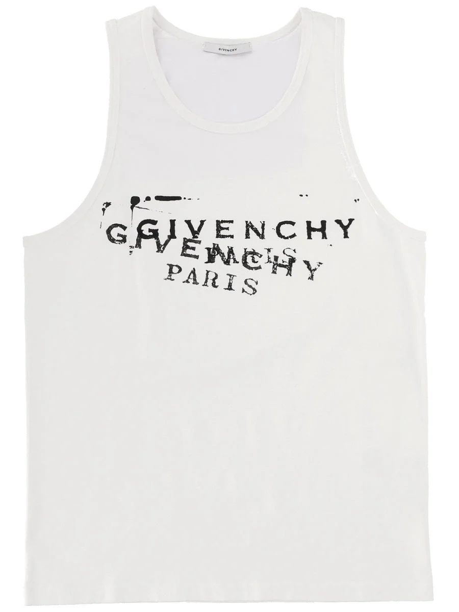 Givenchy Men Tank Top With Logo - 1