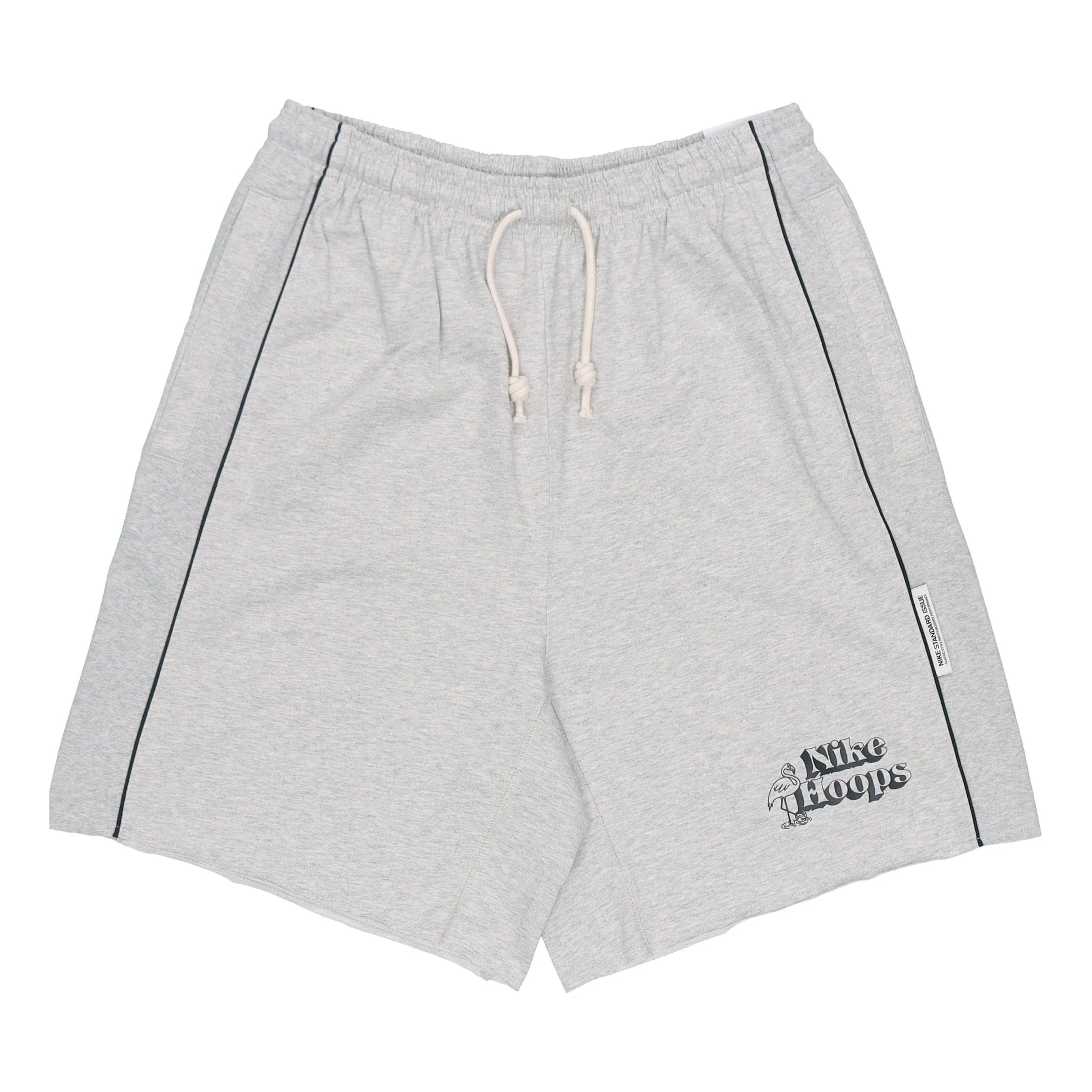 Nike Solid Color Lacing Elastic Breathable Sports Shorts Gray DH7384-050 - 1