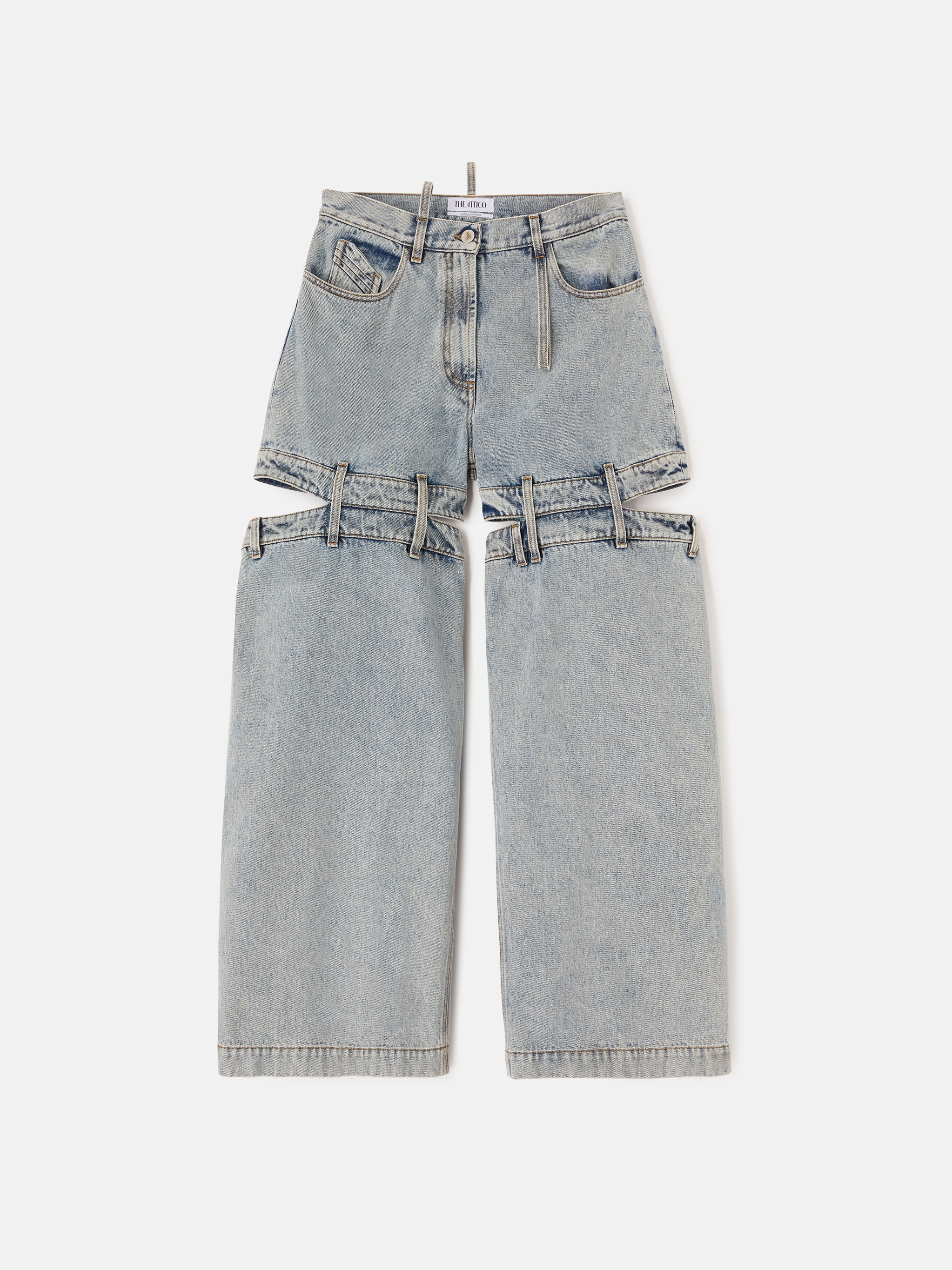 ''ASHTON'' VINTAGE BLUE LONG PANTS - 1