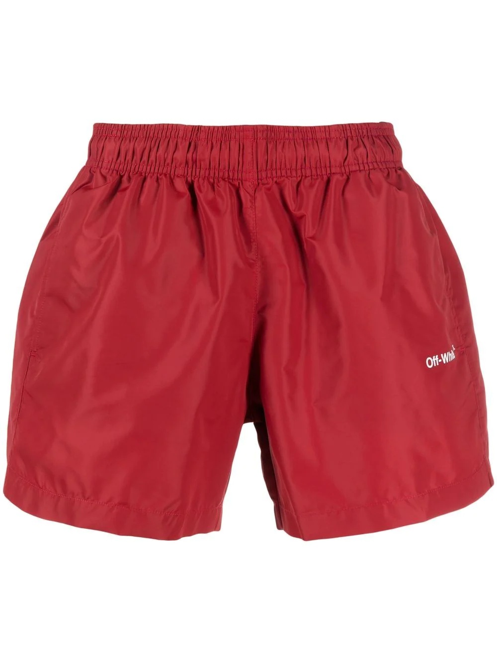 logo-print swim shorts - 1