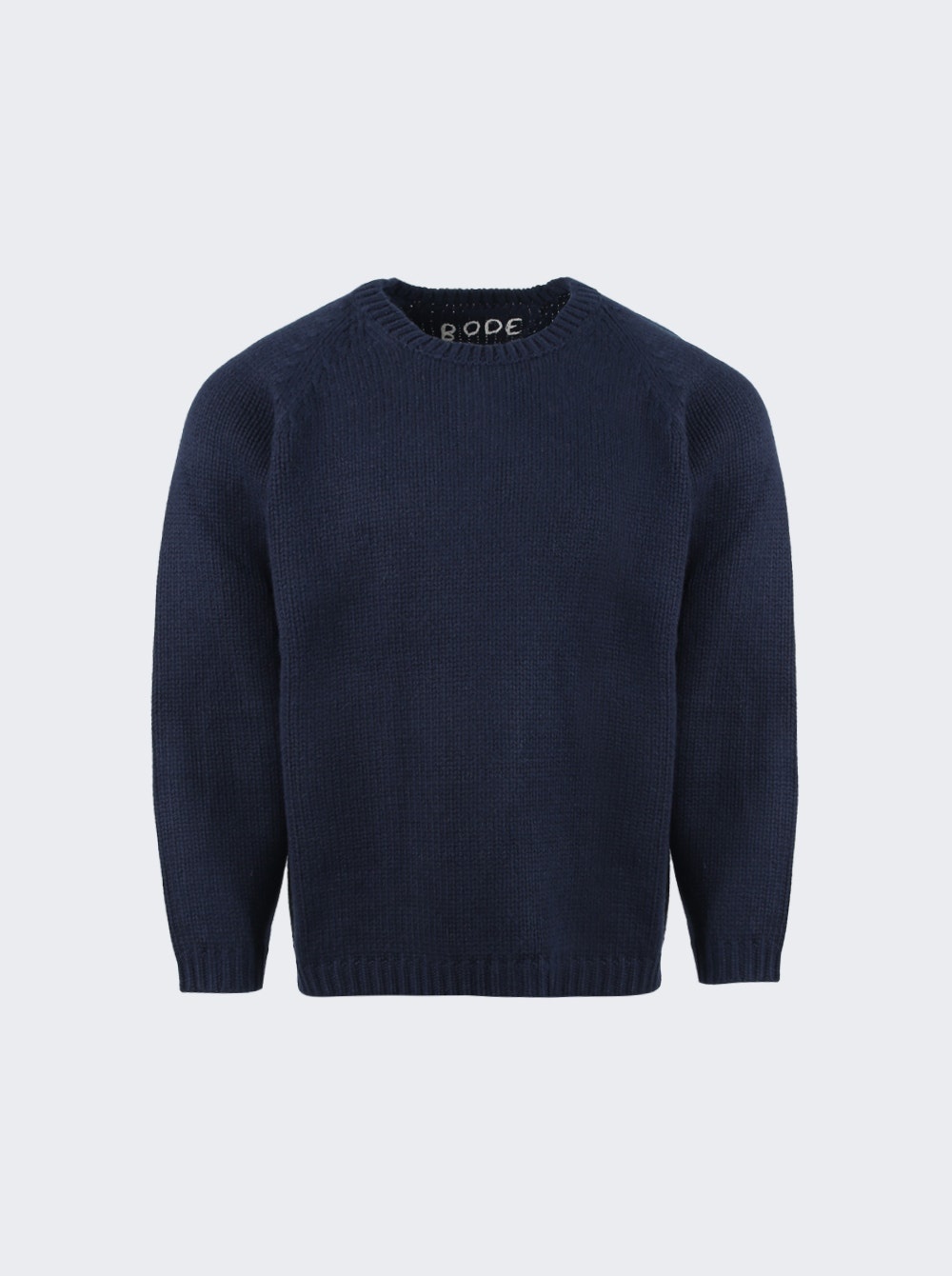 Cashmere Crewneck Sweater Navy Blue - 6