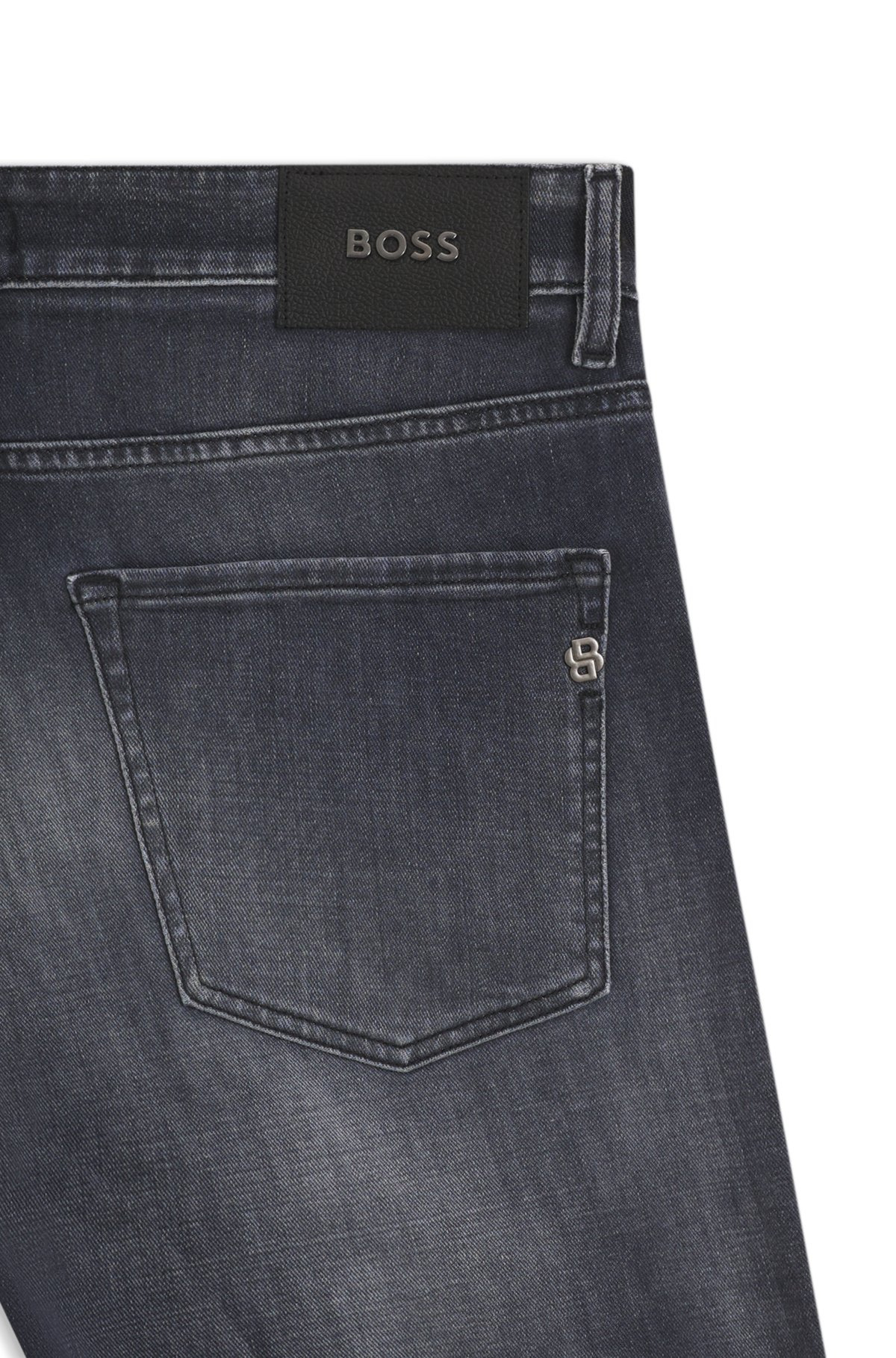MAINE REGULAR-FIT JEANS IN GRAY ITALIAN DENIM - 6