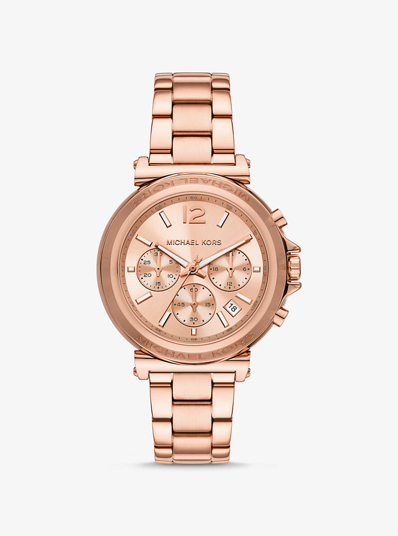 Oversized Maren Rose Gold-Tone Watch 1