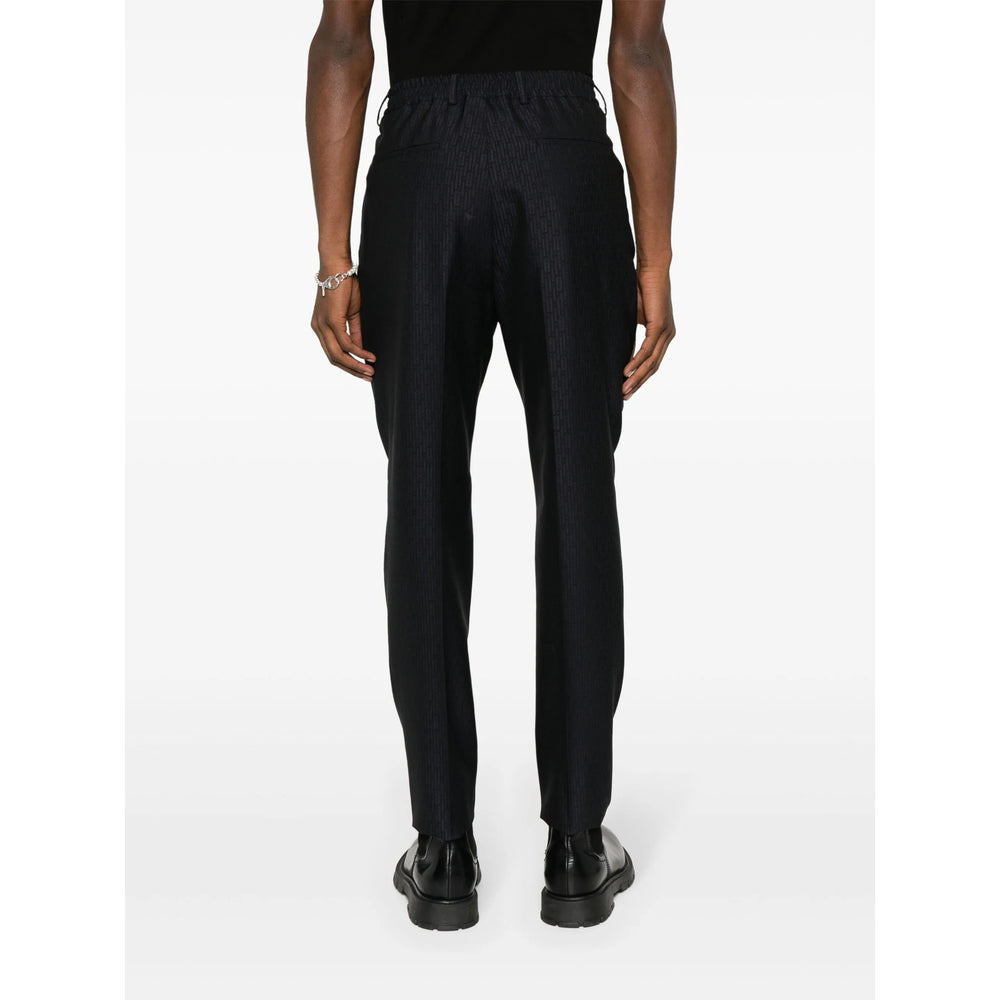 Fendi Blue Trousers - Tapered Trousers Men - 4