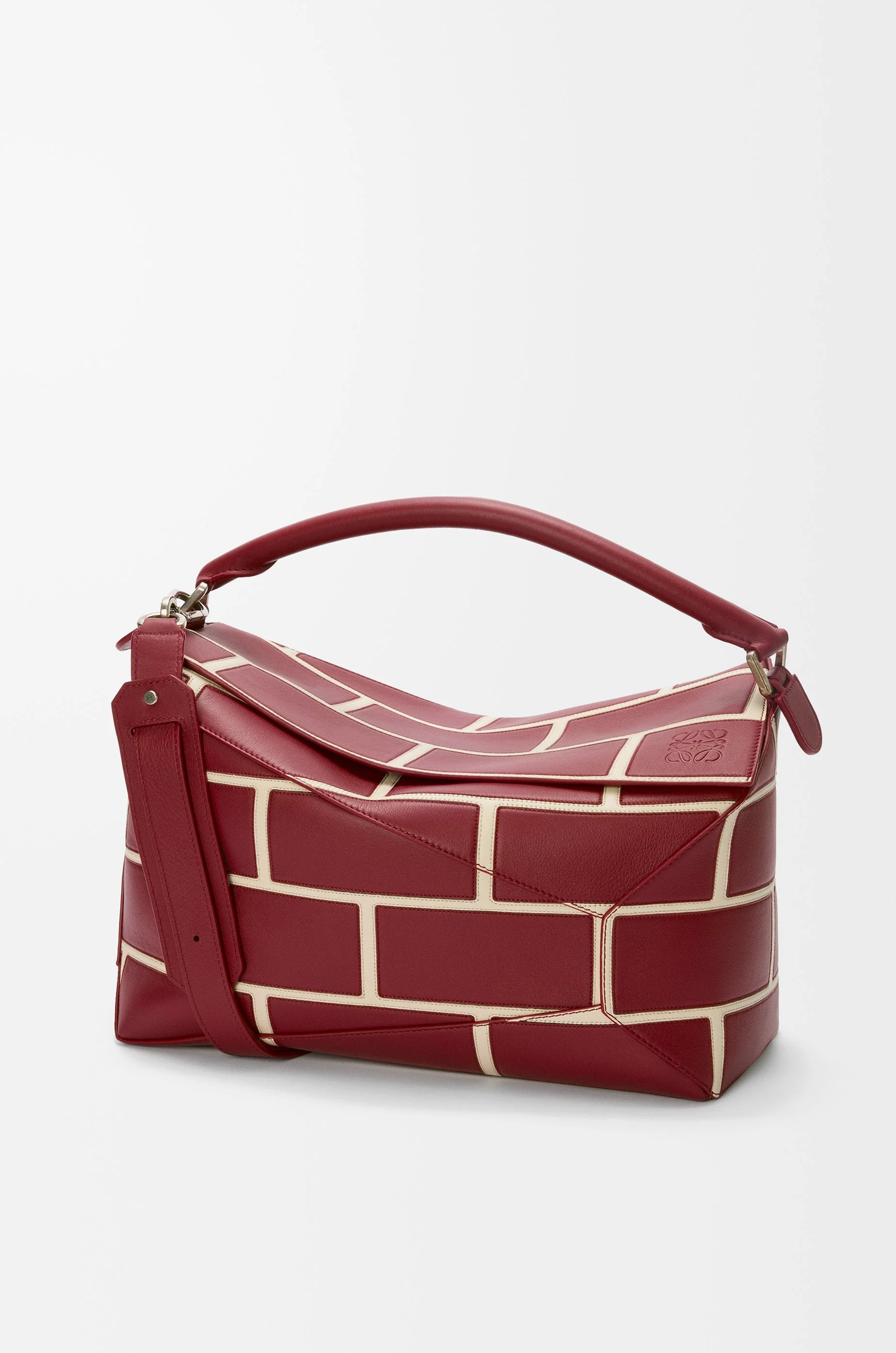 Large Puzzle Edge bag in classic calfskin - 1