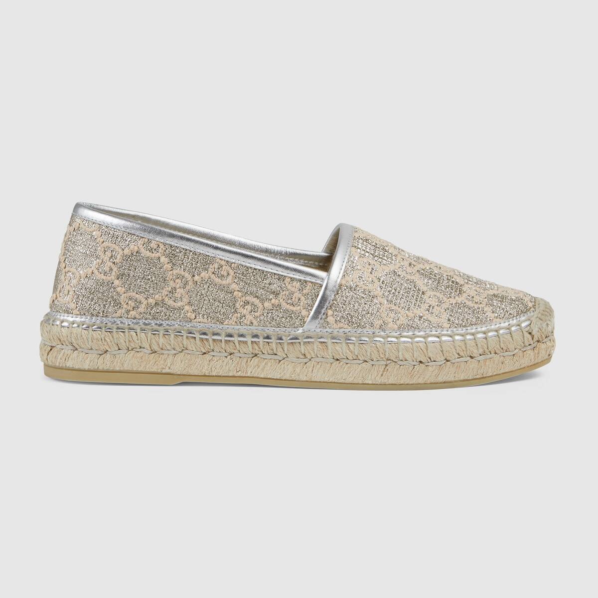 Women's Heritage GG lamé espadrille - 1