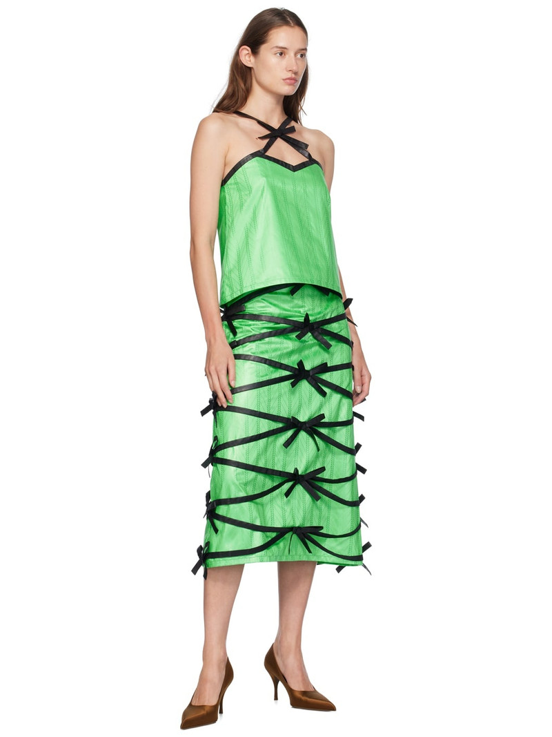 SUPER YAYA Green Reda & Rym Tank Top outlook