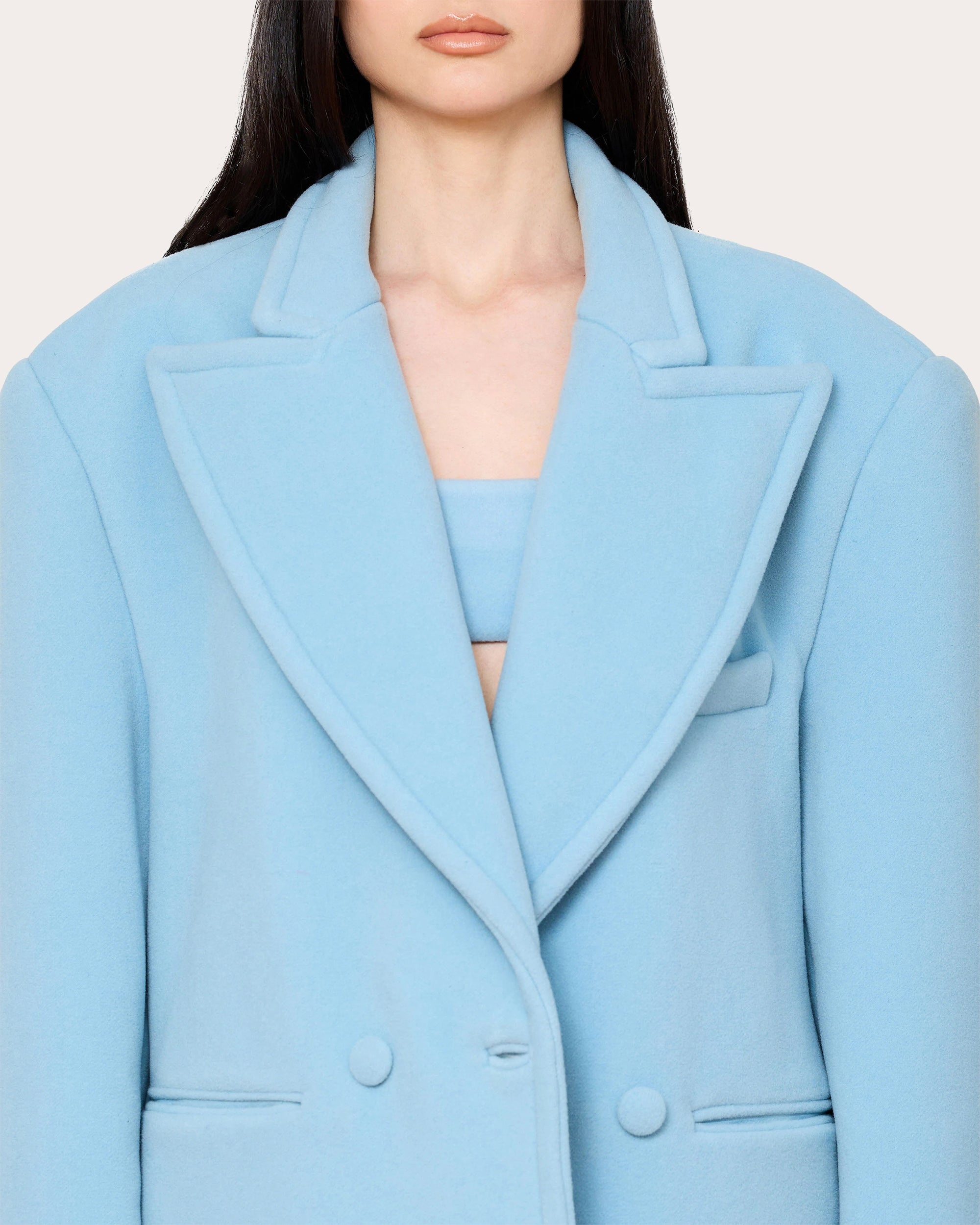 Oversized Double-Faced Wool Coat - 2