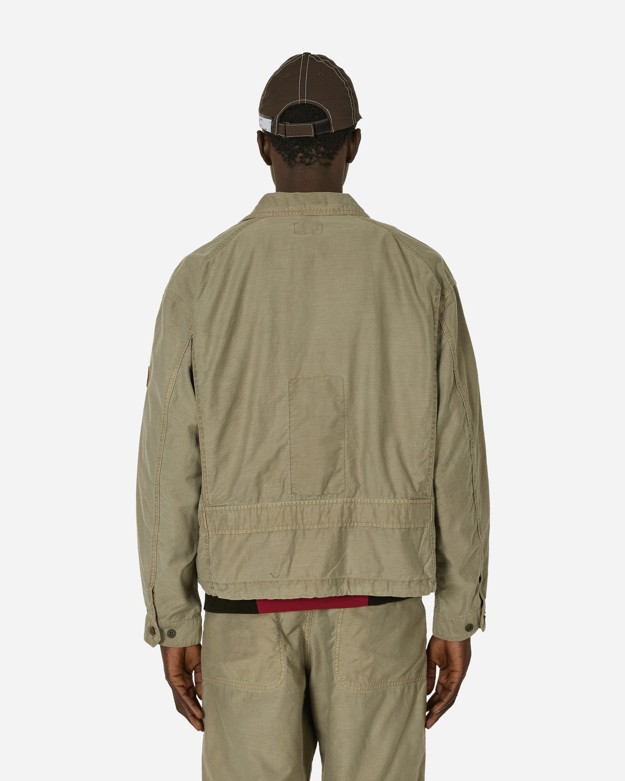 Cav Empt Overdye Light Cotton Button Jacket Khaki | slamjam