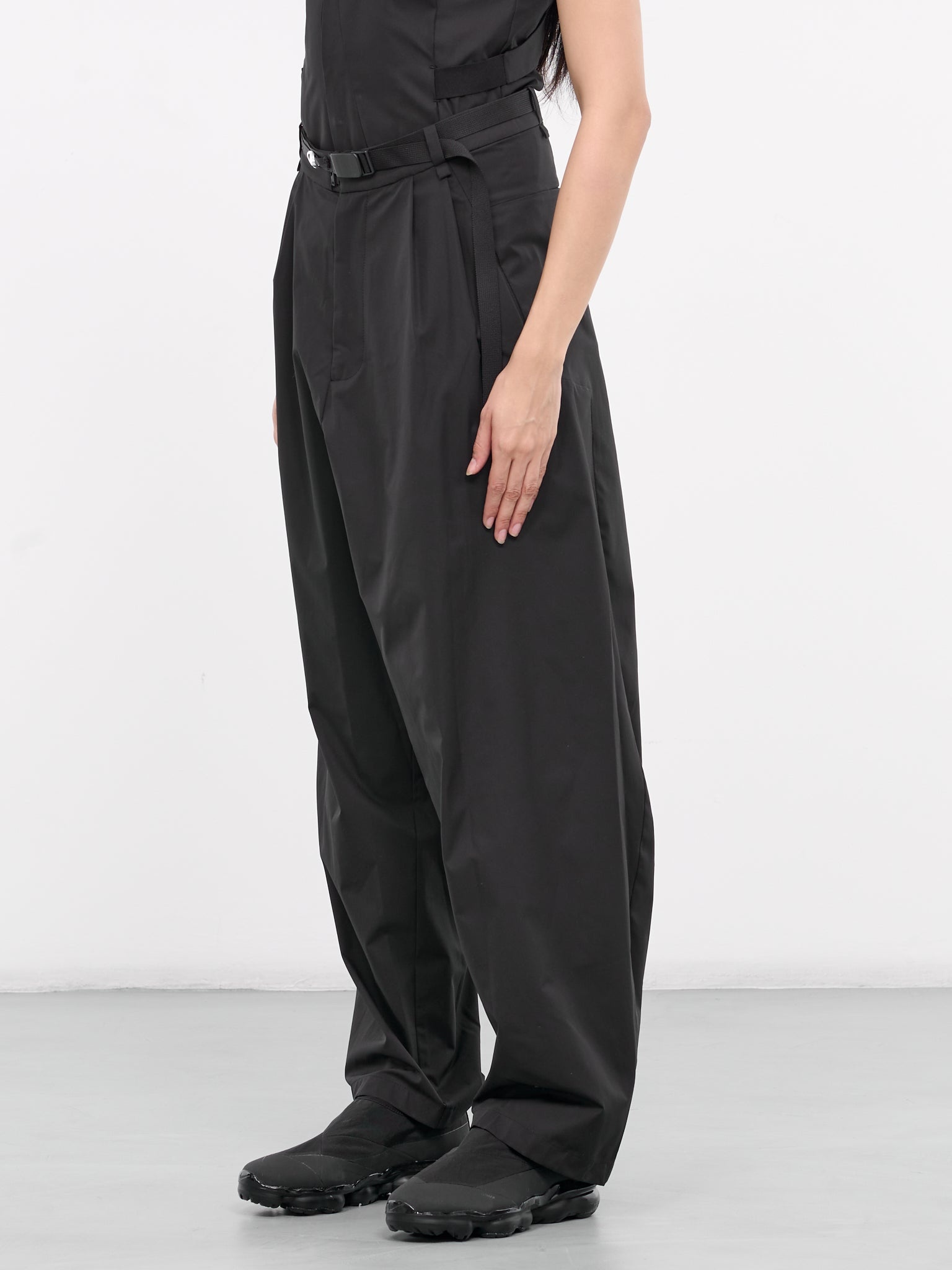 Belted Wide Pants - 2
