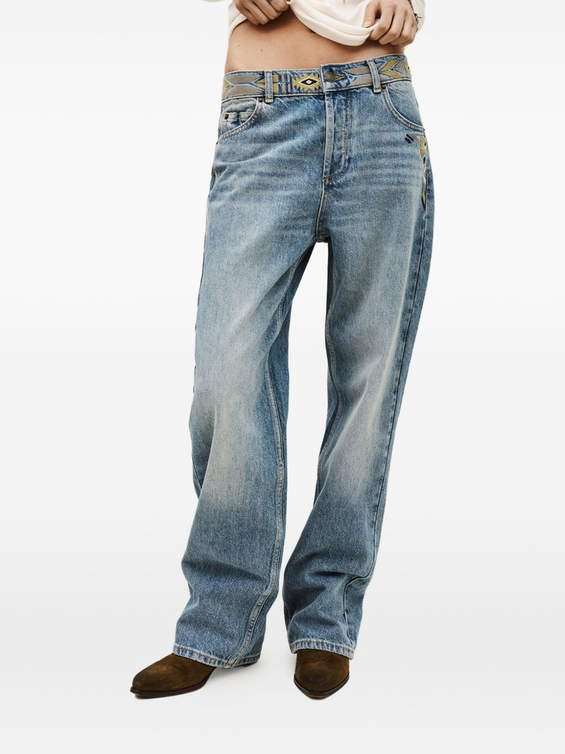 Rizie embroidered jeans 3