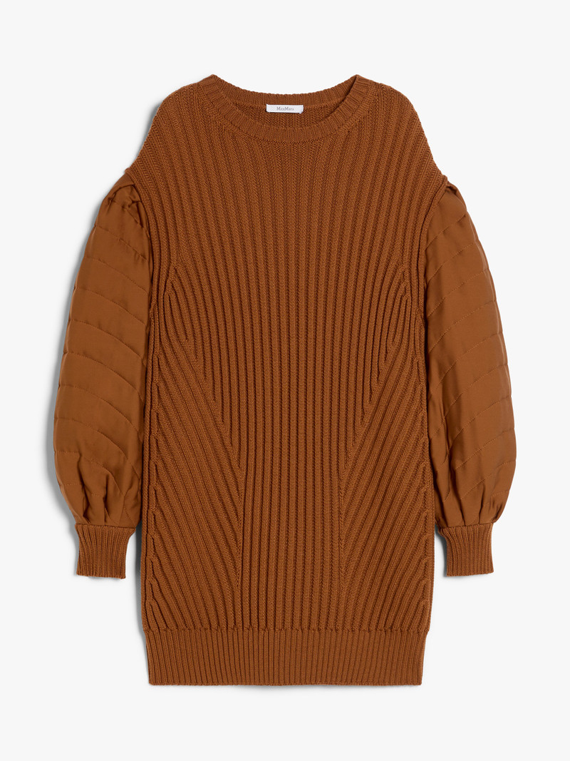 OTTUSO Short ribbed wool dress - 1