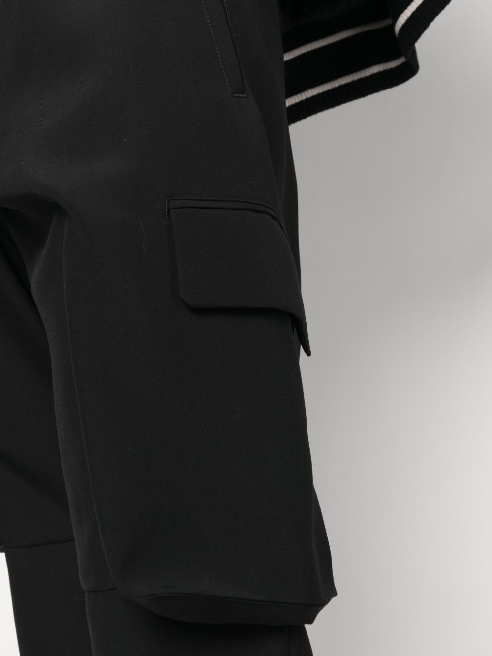 straight-leg cargo trousers - 5