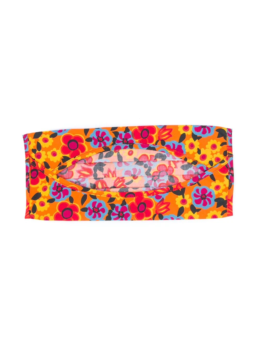 floral print face mask - 2