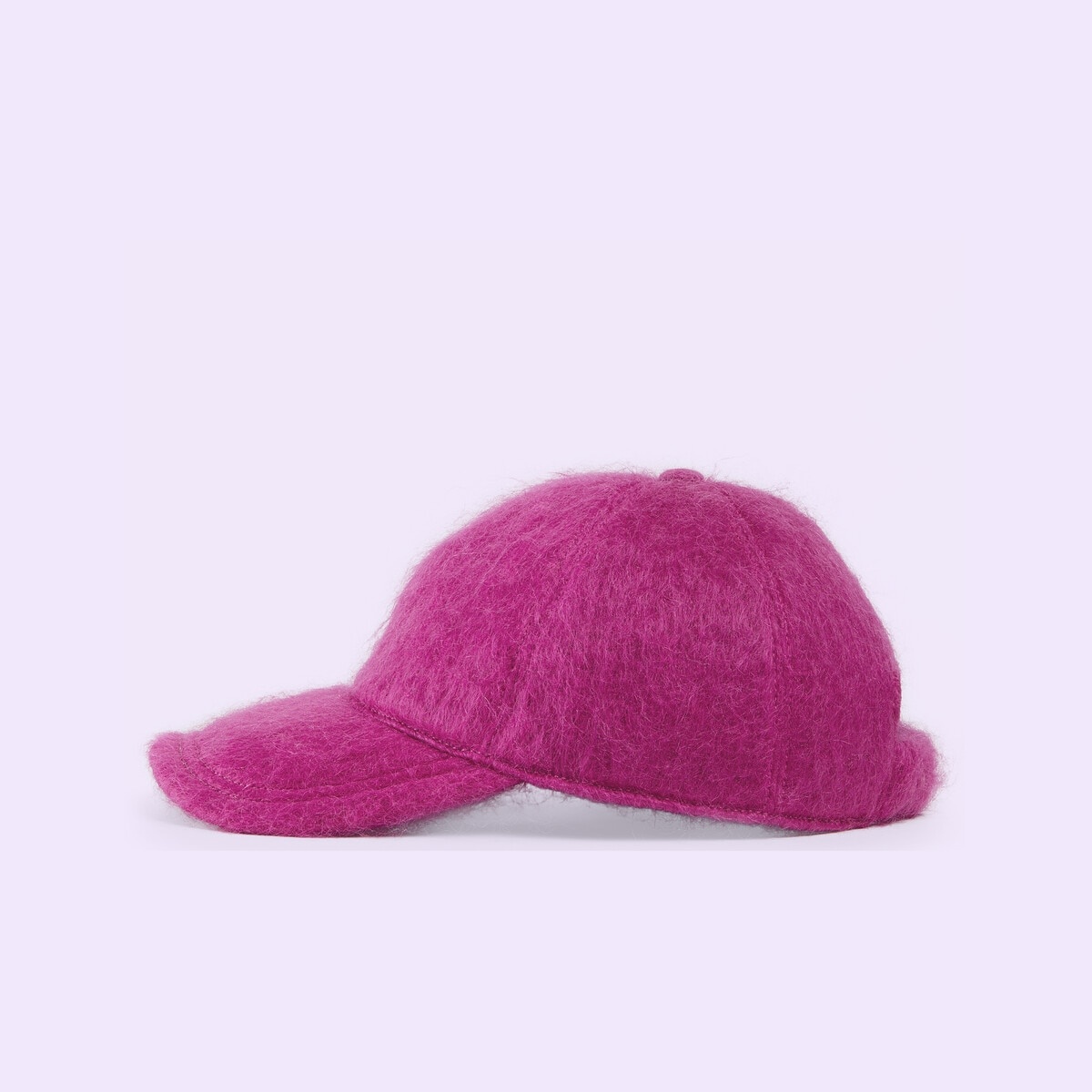 Mohair baseball hat with Double G - 2