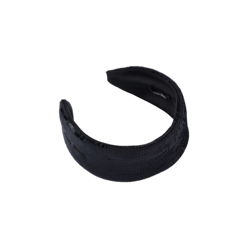 Miu Miu Sequined headband outlook