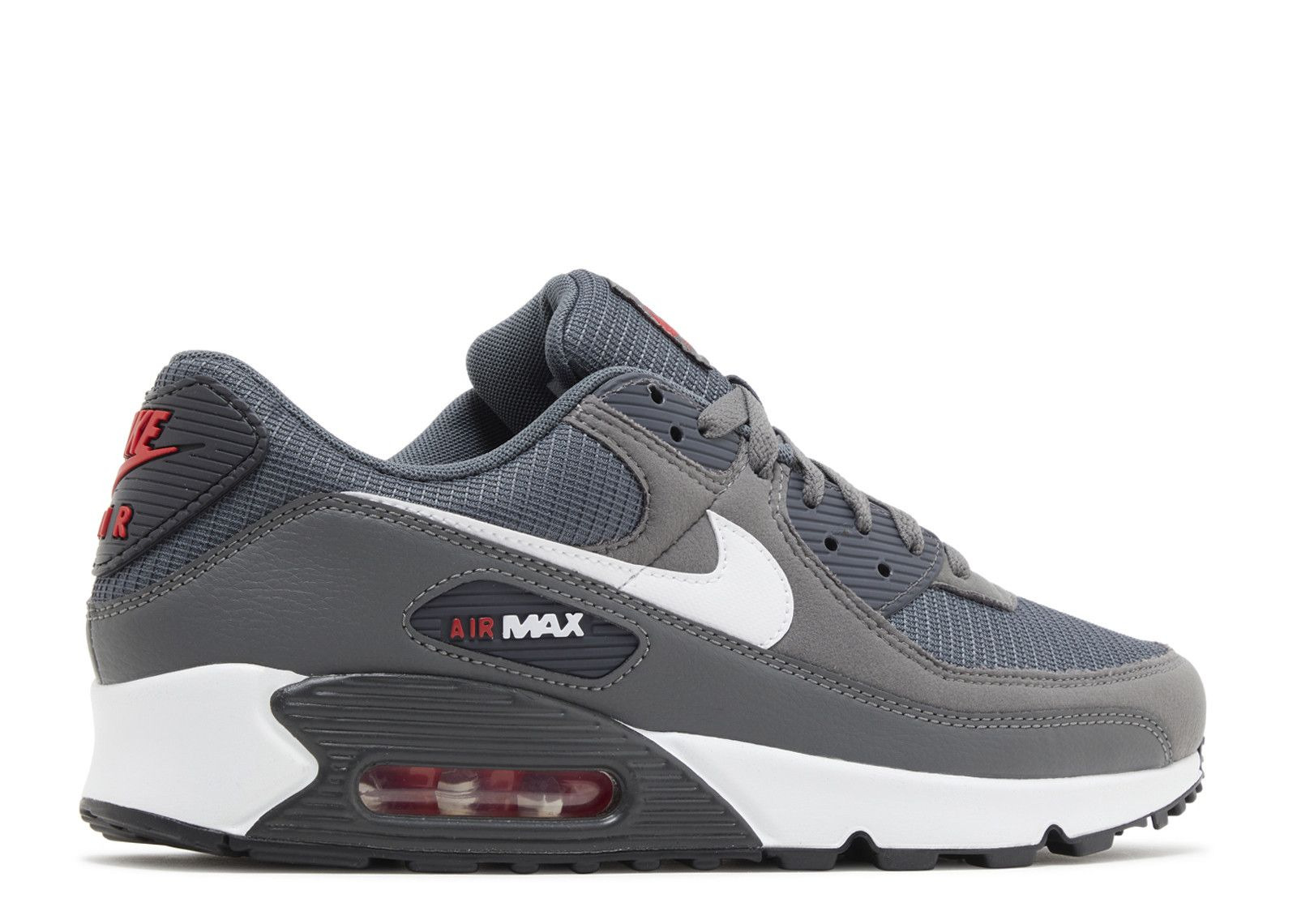 AIR MAX 90 'IRON GREY UNIVERSITY RED' - 3
