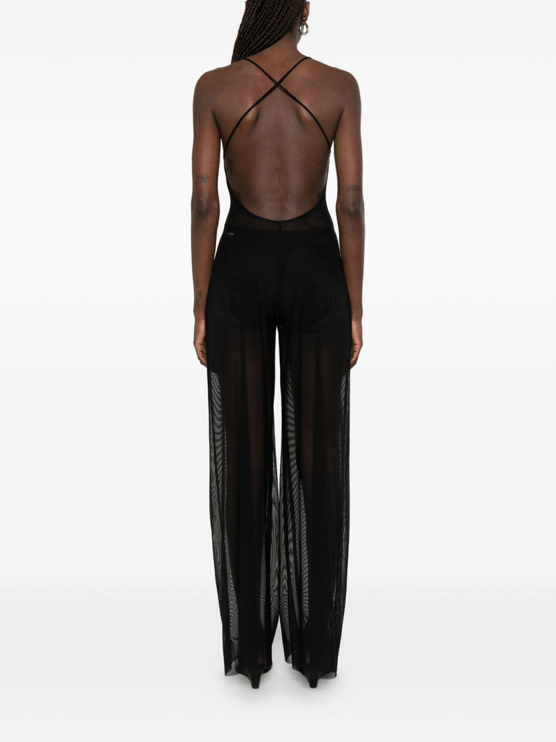 Fara sheer low-back jumpsuit 4
