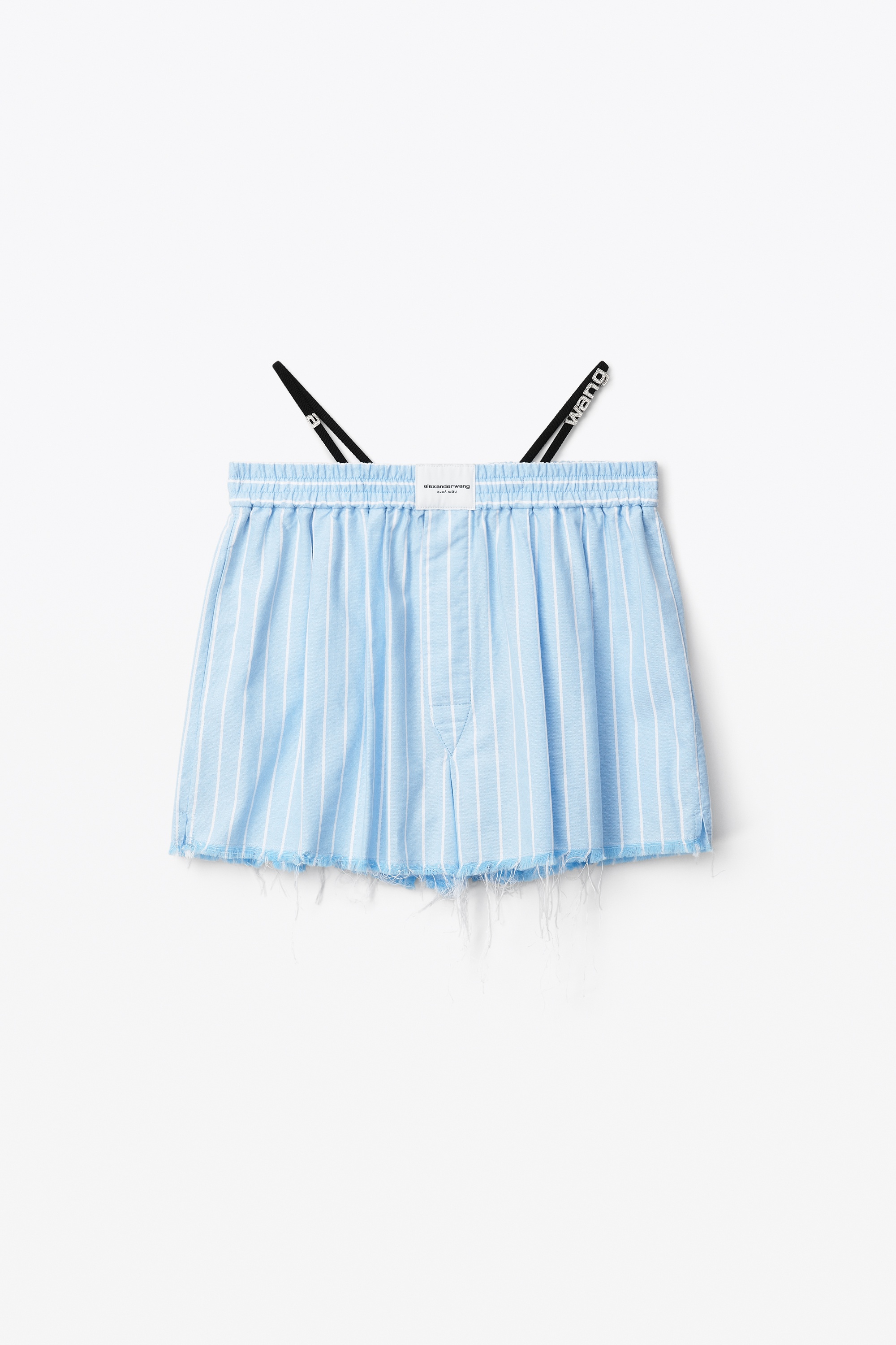 FRAYED BOXER IN STRIPE OXFORD - 1