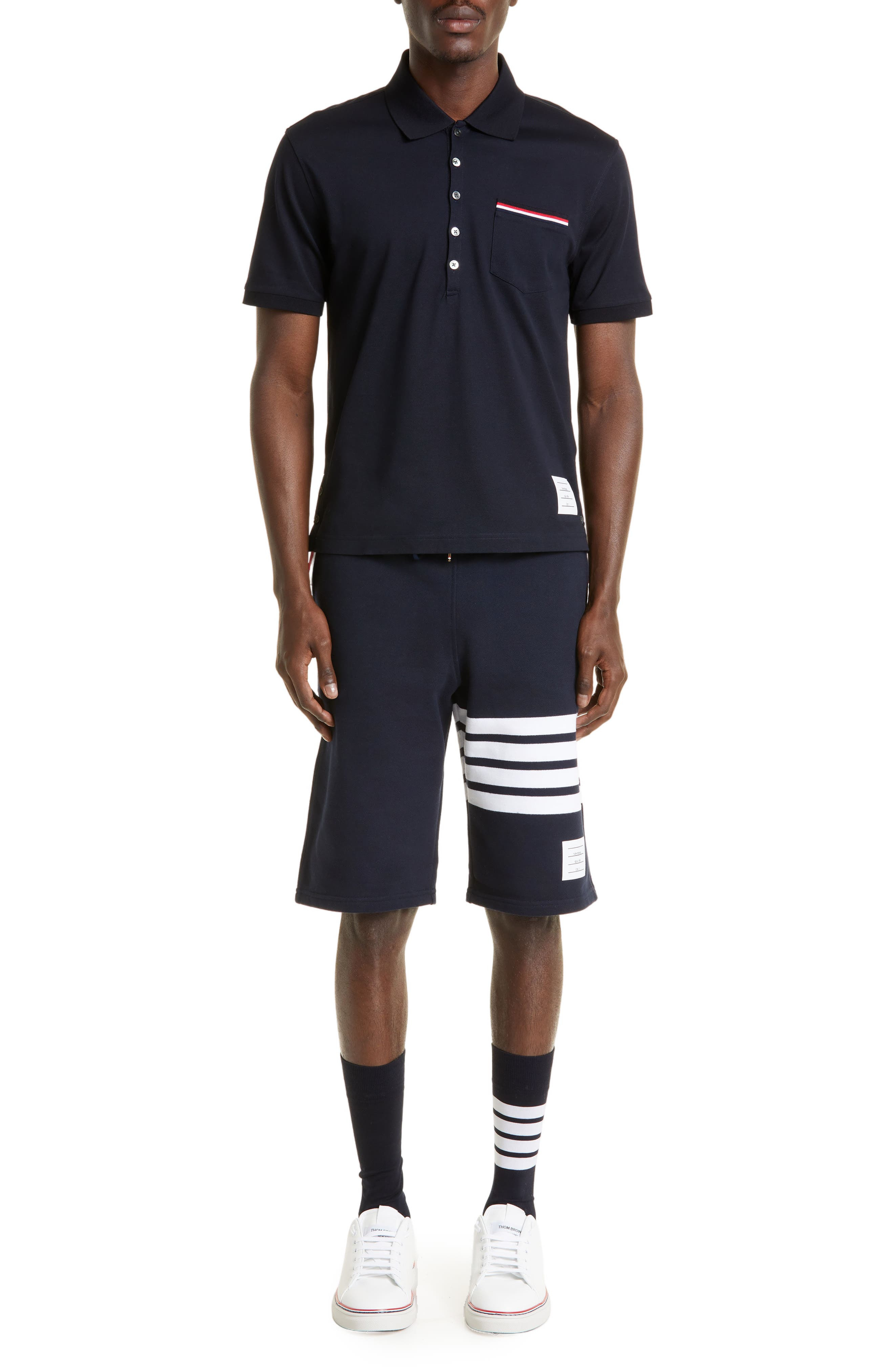 Four Bar Sweat Shorts - 2