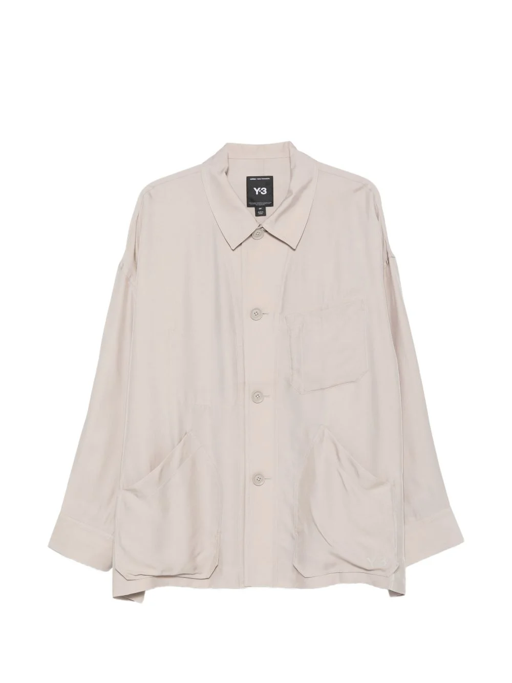 patch-pocket overshirt - 1