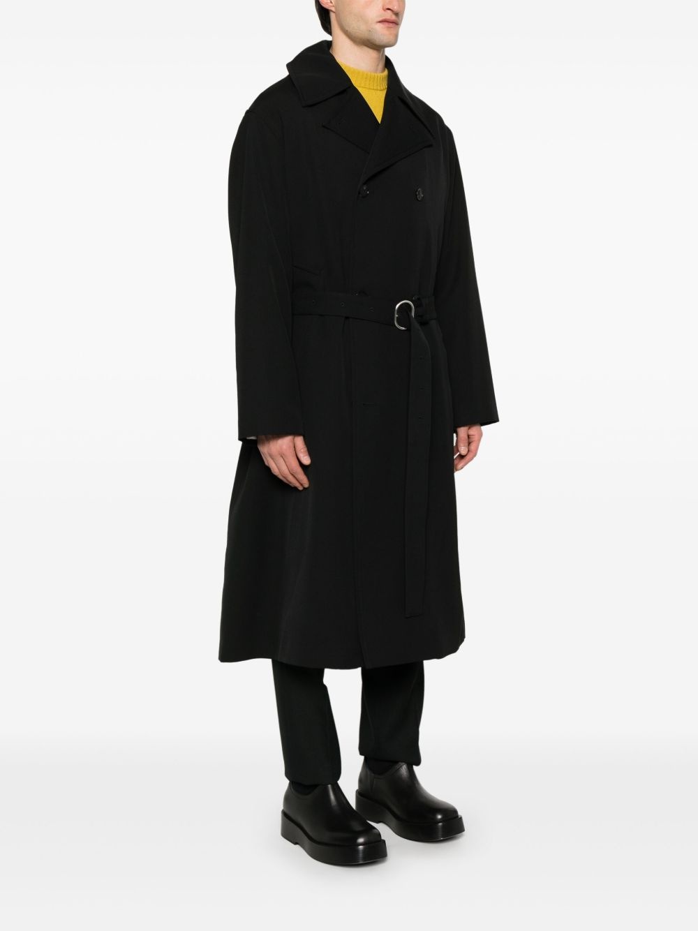 belted coat - 3