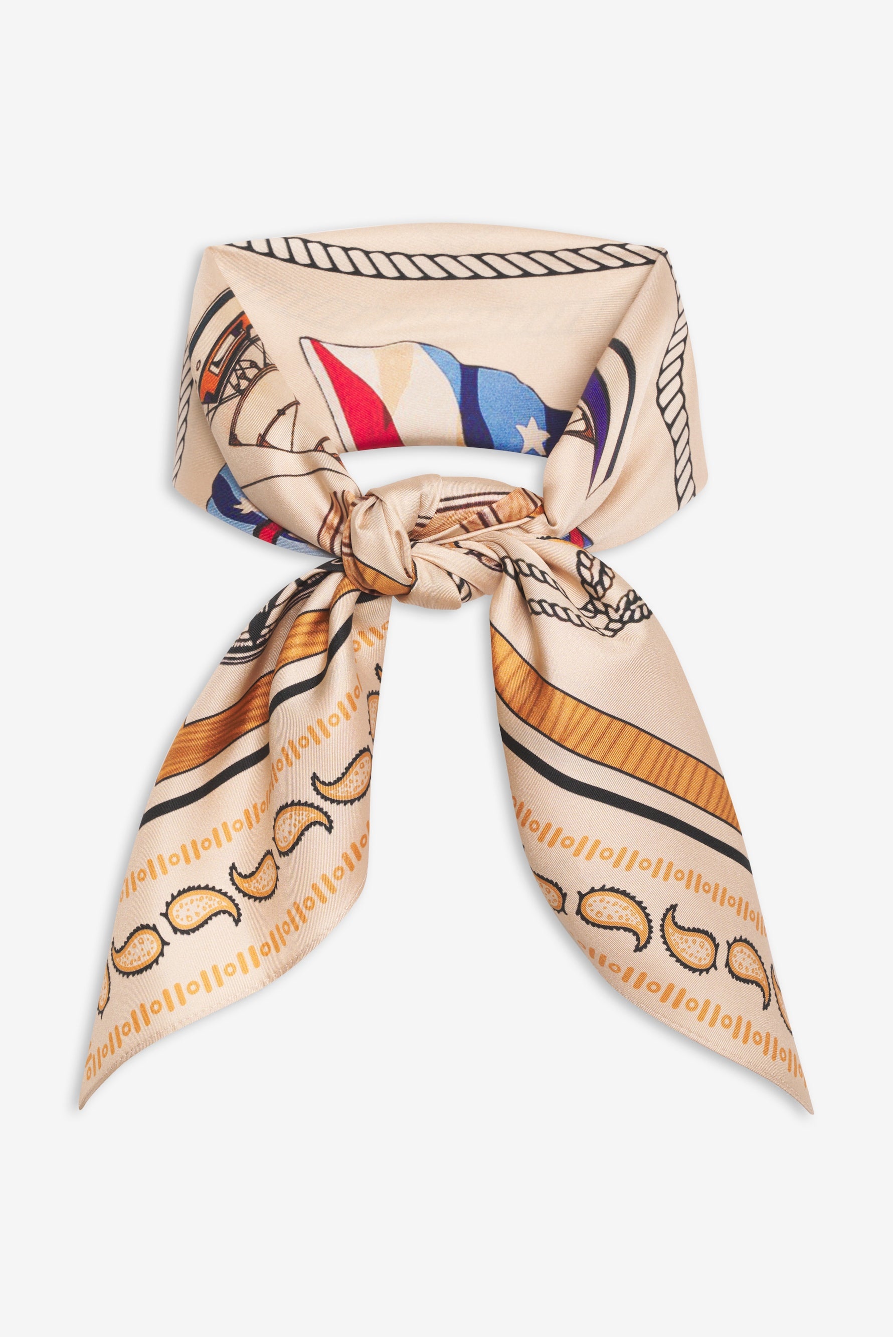 NAUTICAL PRINTED SCARF - 2