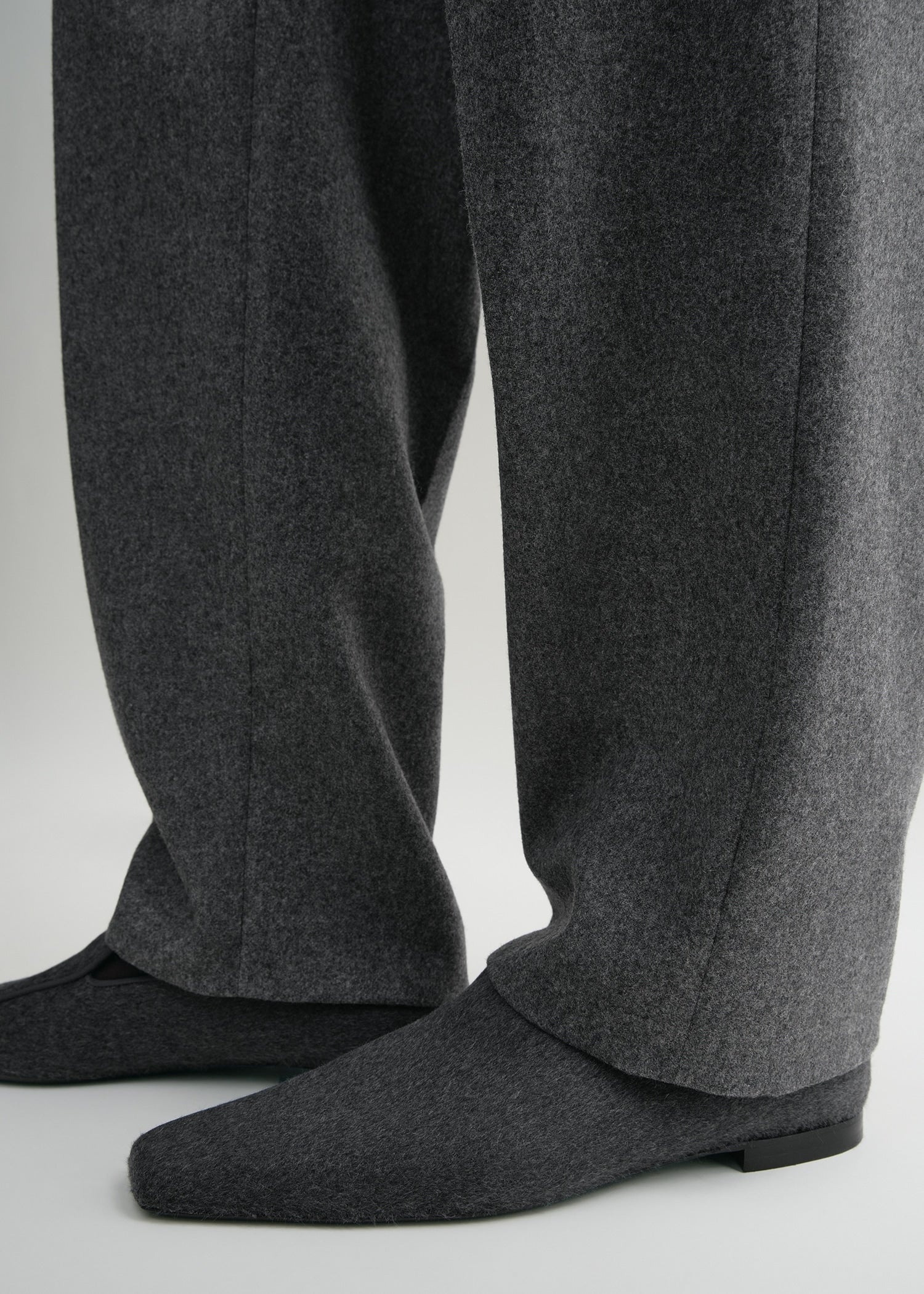 The Piped Loafer grey melange - 3