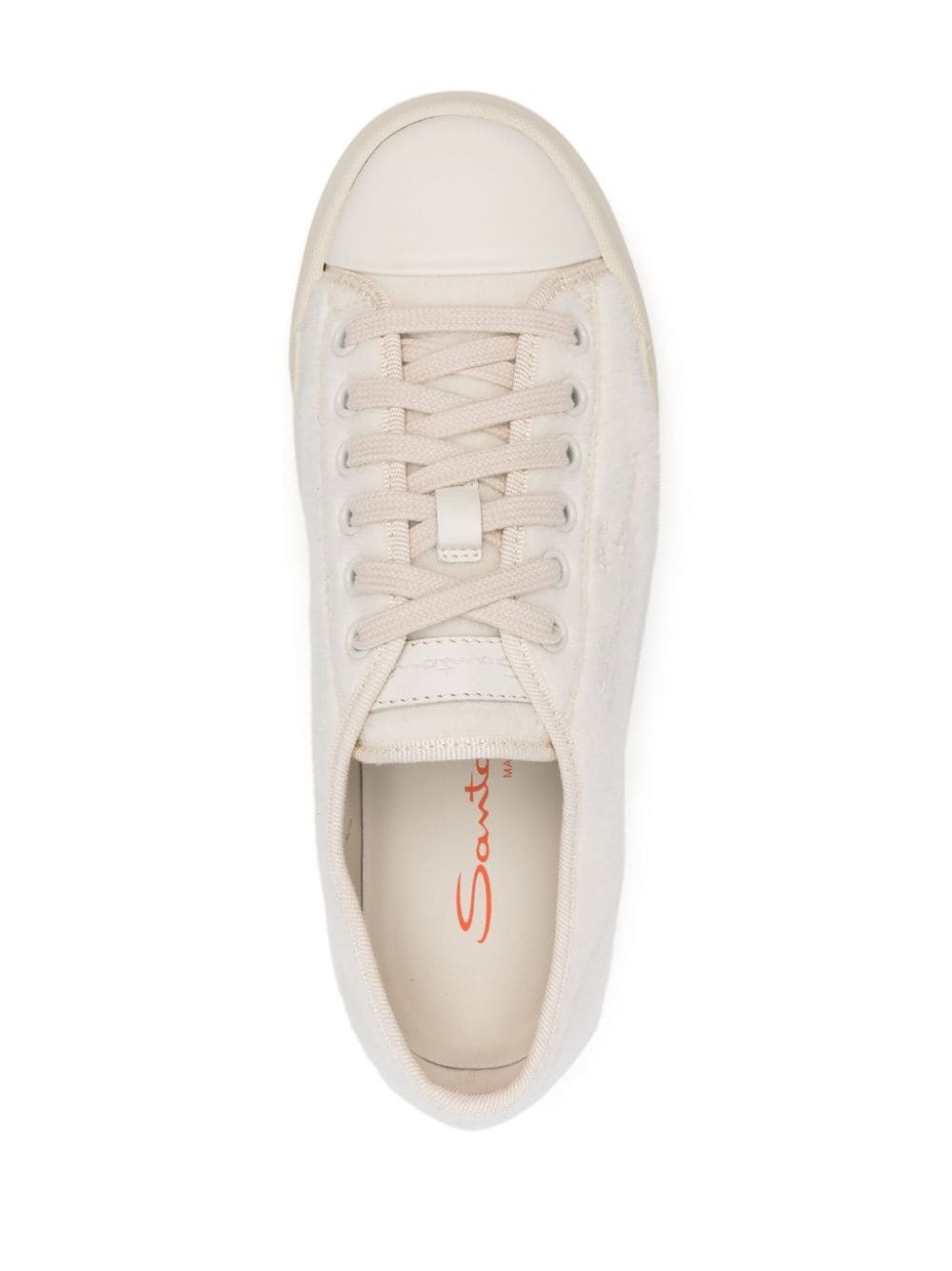 40mm faux fur platform sneakers - 4
