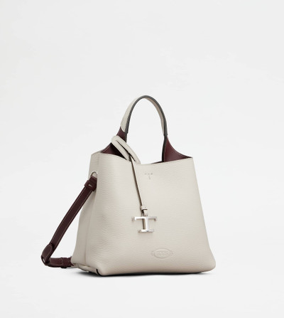 Tod's TOD'S BAG IN LEATHER MINI - GREY outlook