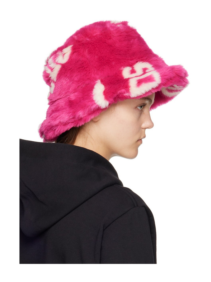 faux-fur 물통 모자 3