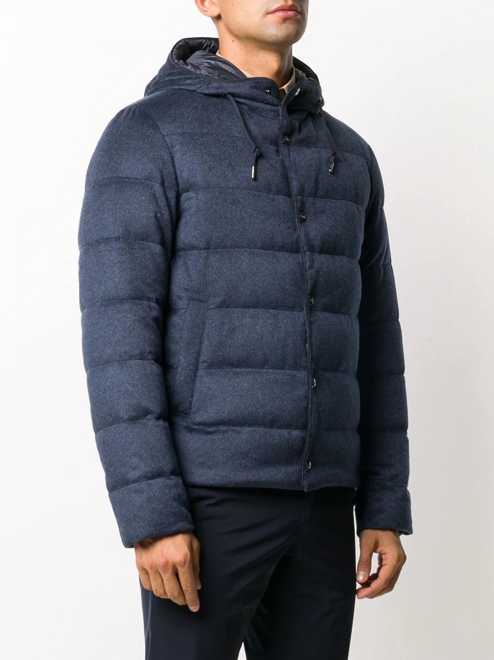 cashmere padded jacket - 3