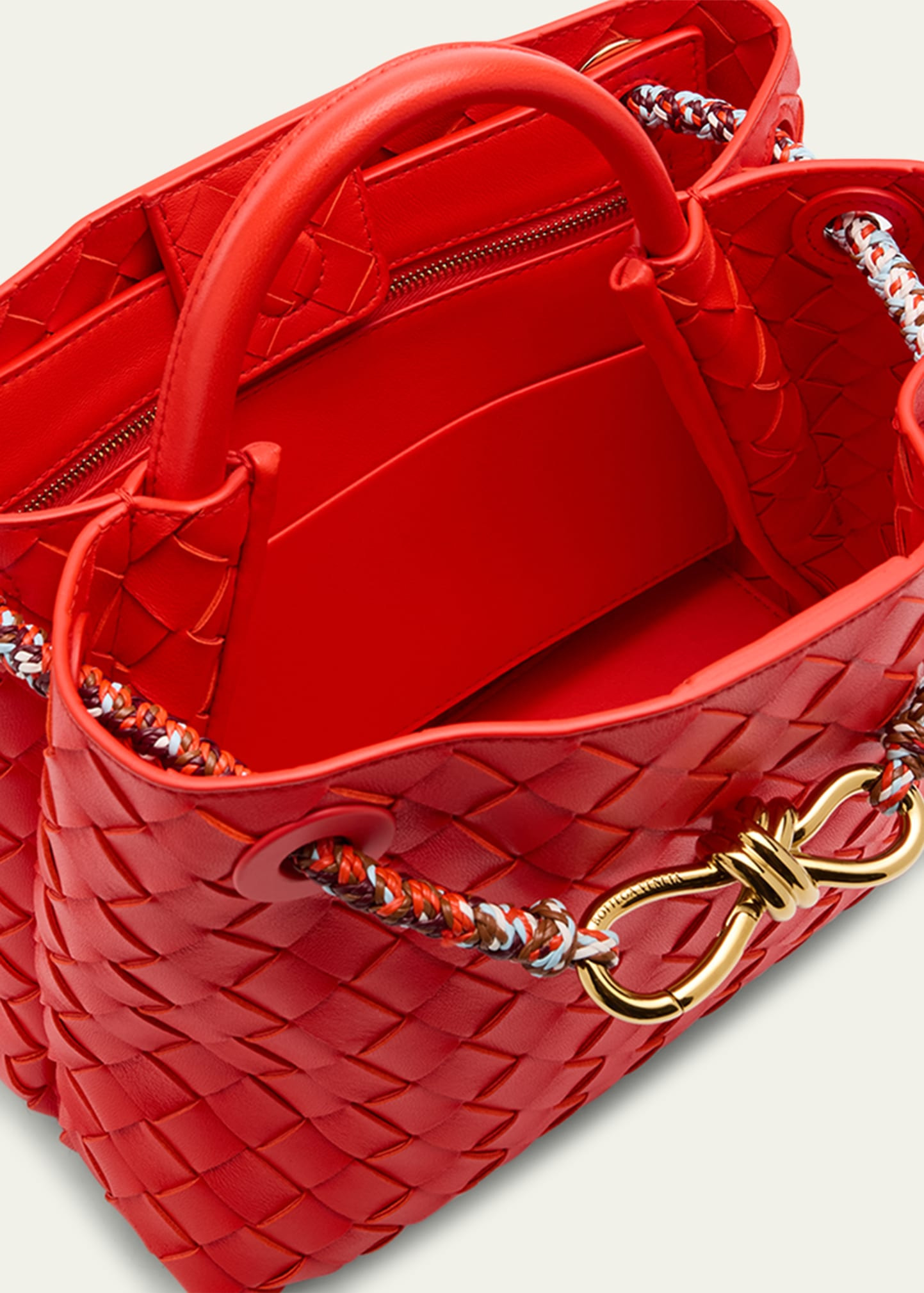 Andiamo Small Leather Top-Handle Bag - 4