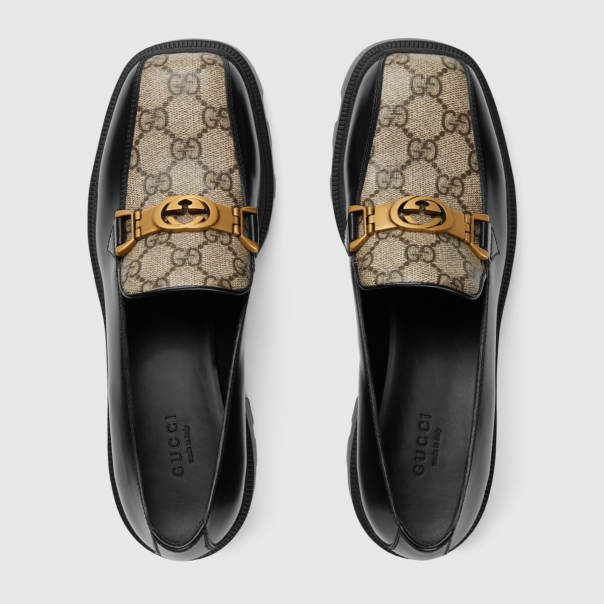Women's loafer with Interlocking G - 3