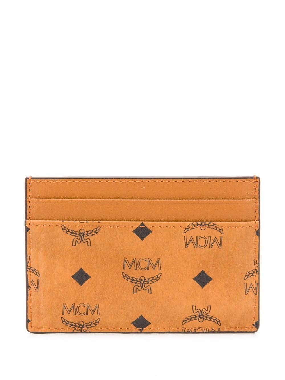 monogram-print cardholder - 1