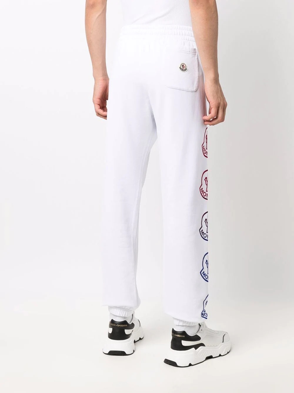 side logo-print track pants - 4